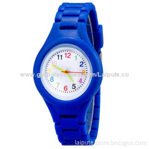 Children's Analog Watch with Silicone Strap, Available in Dark BlueNew